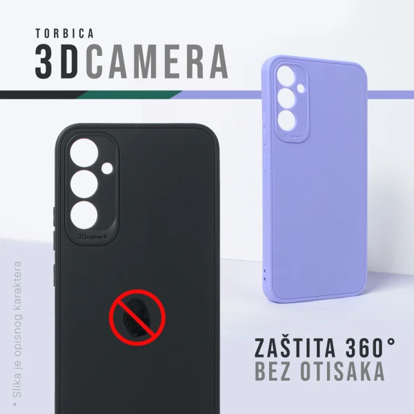 Torbica 3D Camera za Samsung A266B Galaxy A26 5G crna
