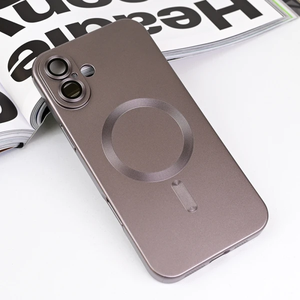 Torbica Magsafe Chrome za iPhone 16 Plus 6.7 siva