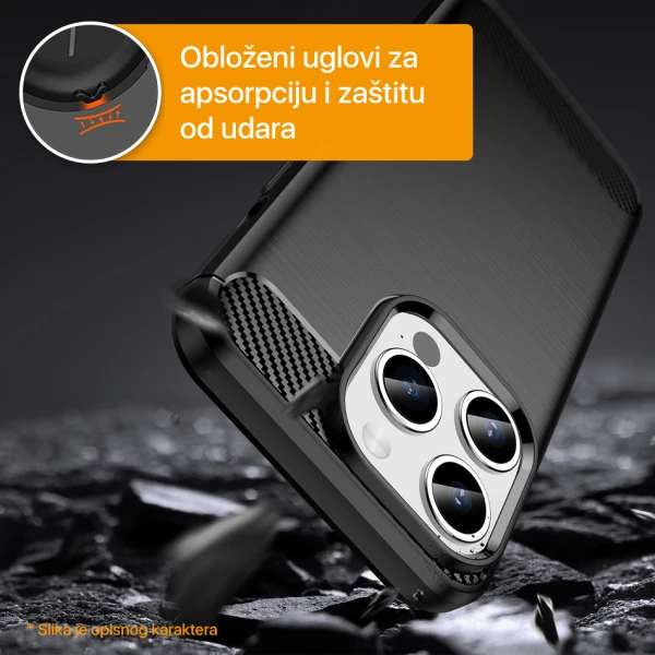 Torbica Defender Safeguard za iPhone 16 Plus 6.7 crna