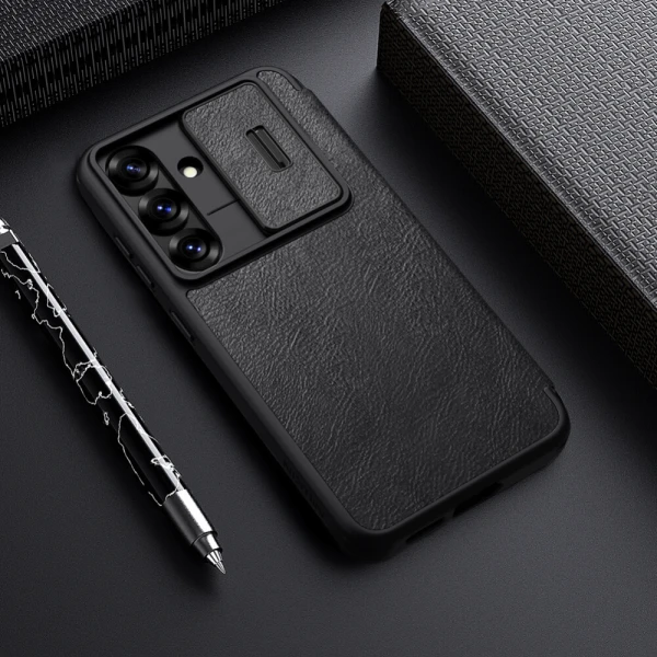 Torbica Nillkin Qin Pro Leather za Samsung S936B Galaxy S25 Plus crna