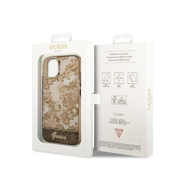 Torbica Guess Hc IML Electro Cam TDJ za iPhone 14 6.1 zlatna (GUHCP14SHGPLHC)