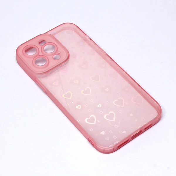 Torbica Heart Color IMD za iPhone 14 Pro Max 6.7 roze