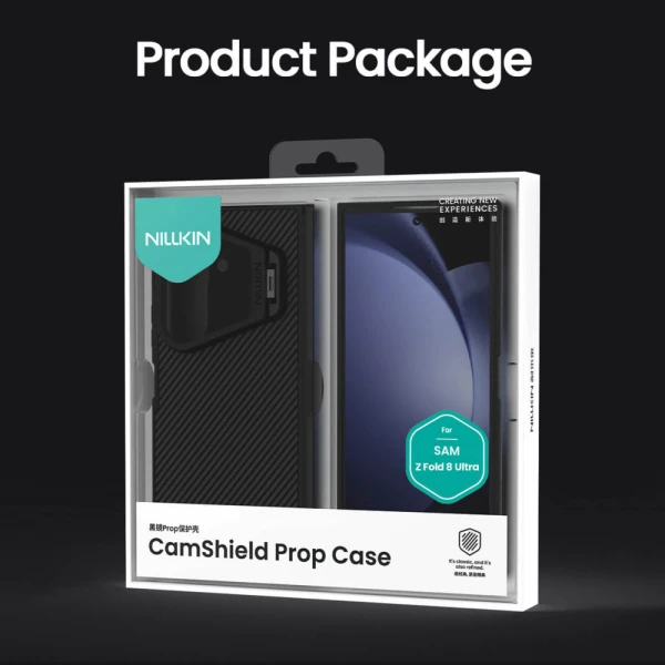 Torbica Nillkin CamShield Prop Magnetic za Samsung F976B Galaxy Z Fold 8 Ultra crna