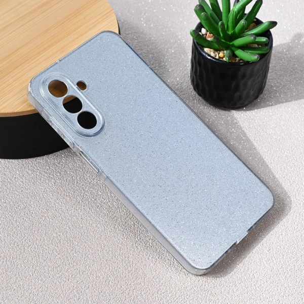 Torbica Sparkle Dust za Samsung A266B Galaxy A26 5G srebrna
