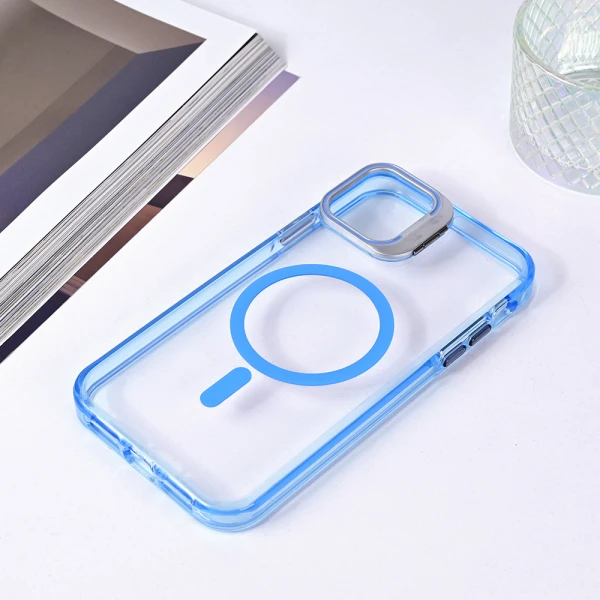 Torbica Magsafe transparent za iPhone 11 6.1 plava