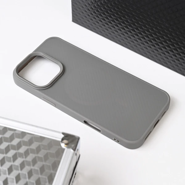 Torbica Magsafe Kevlar za iPhone 16 Pro Max 6.9 siva