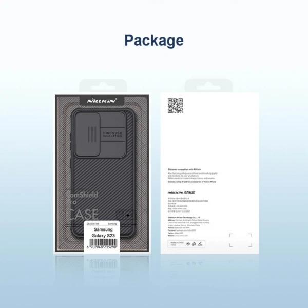 Torbica Nillkin CamShield Pro za Samsung S916B Galaxy S23 Plus crna