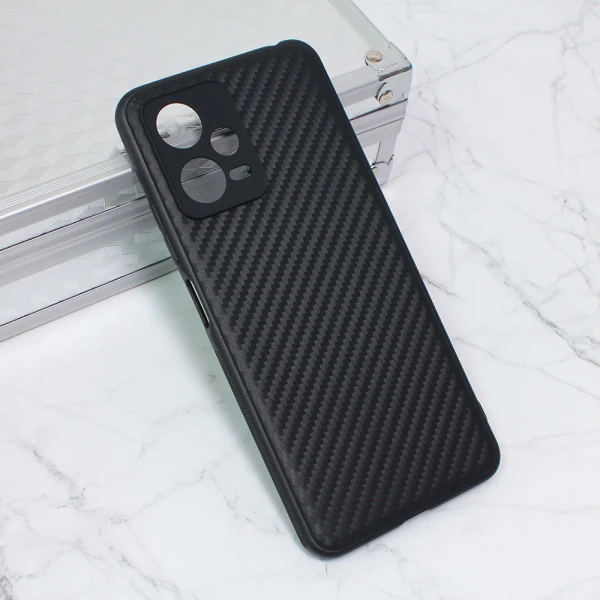 Torbica Carbon fiber za Xiaomi Redmi Note 12 5G (EU) crna