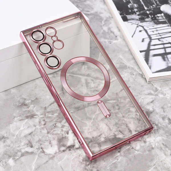 Torbica Magsafe Lux za Samsung S918B Galaxy S23 Ultra roze