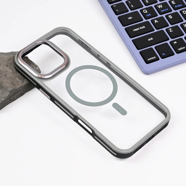Torbica Magsafe Trendy za iPhone 16 Pro Max 6.9 siva