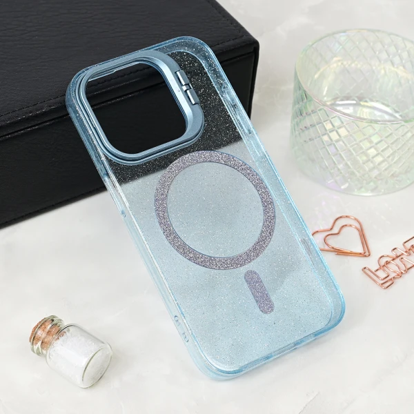 Torbica Magsafe Sparkle za iPhone 13 Pro 6.1 plava