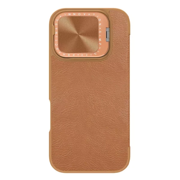 Torbica Nillkin Qin Prop za iPhone 16 Pro 6.3 braon