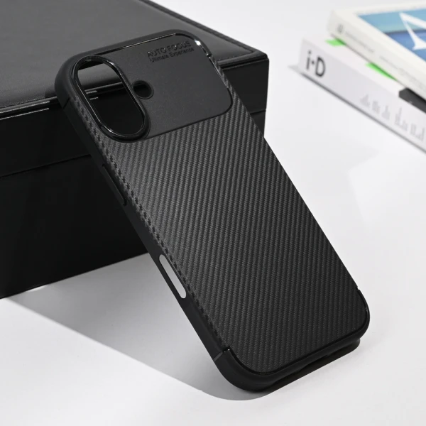 Torbica Defender Carbon za iPhone 17 6.3 crna