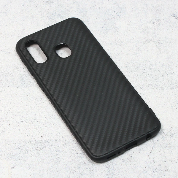 Torbica Carbon fiber za Samsung A405F Galaxy A40 crna