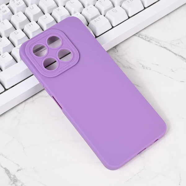 Torbica Silikon Pro Camera za Honor X6c ljubicasta