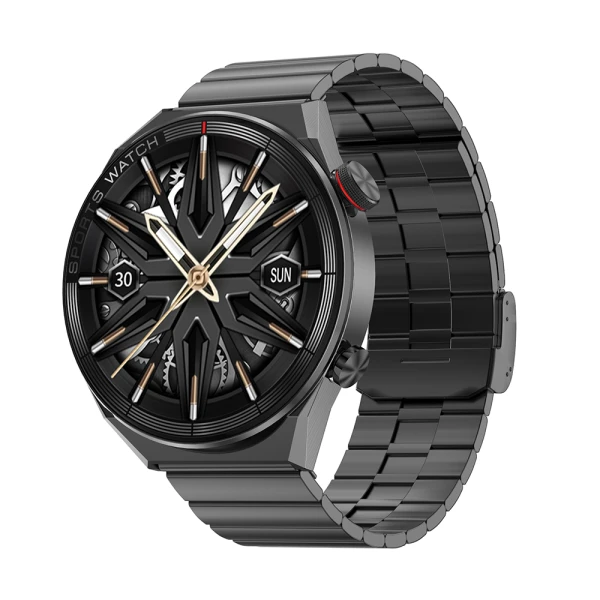 Smart watch dt3 mate crni (metalna i silikonska narukvica)