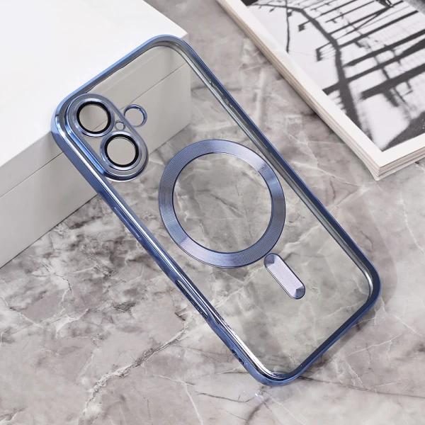Torbica Magsafe Lux za iPhone 16 6.1 svetlo plava