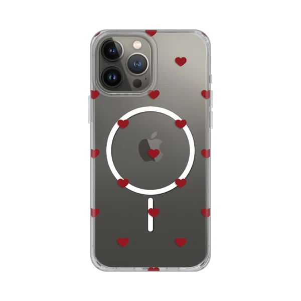 Torbica Print Magsafe za iPhone 13 Pro Max 6.7 Red Hearts
