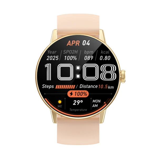 Smart watch dtm 5 zlatni (silikonska narukvica)