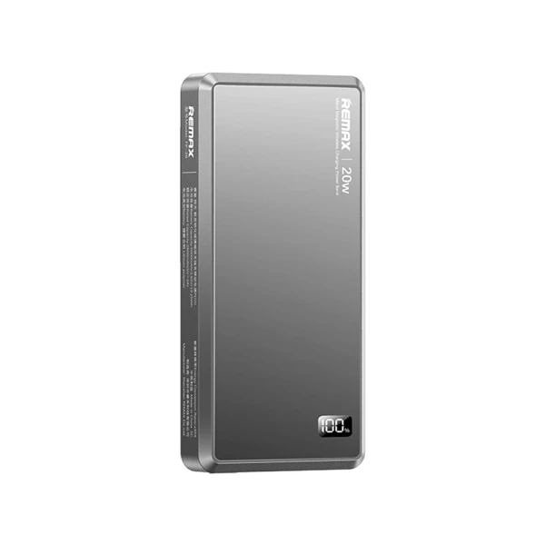 Power bank magsafe remax aurora fp-36 pd 20w + wireless 15w 5000mah srebrni