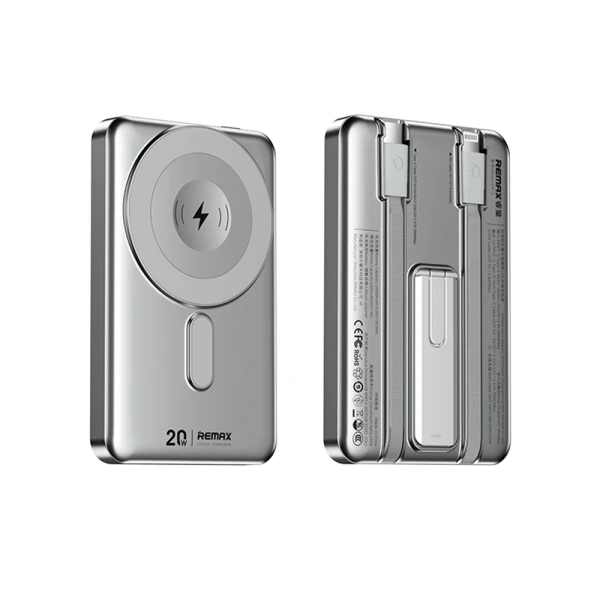 Power bank magsafe remax cx-2 15w 10000mah srebrni