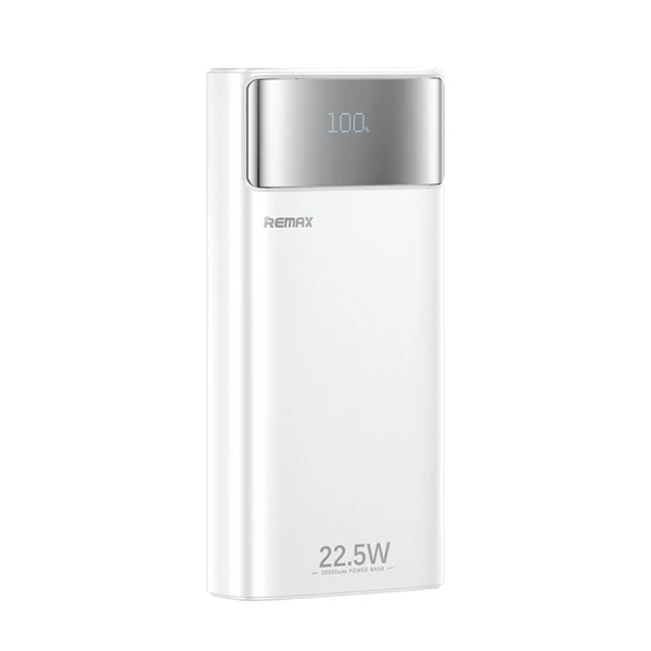 Power bank remax fc-12 led flashlight pd 20w + qc 22.5w 20000mah beli