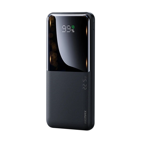 Power bank remax pd 20w+qc 22.5w fast rpp-622 10000mah crni