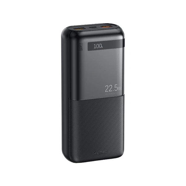 Power bank remax piloteer 20w pd+22.5w qc 20000mah rpp-72 crni