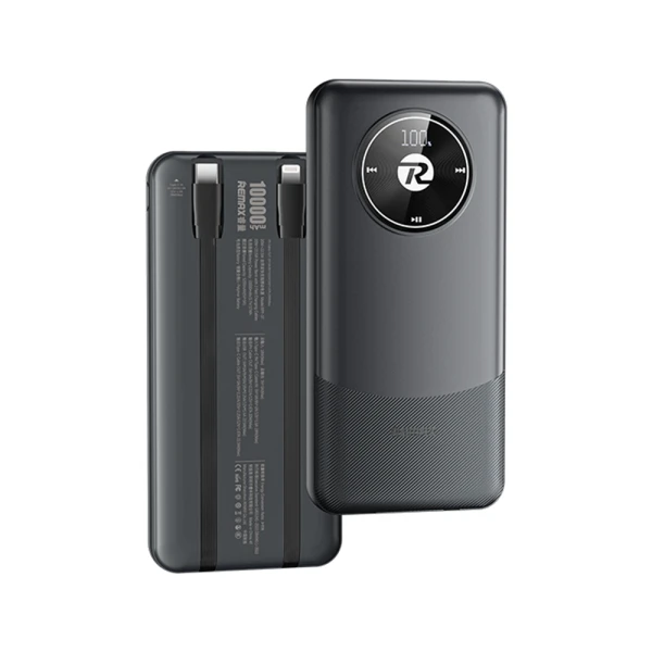 Power bank remax rpp-37 20w pd+22.5w qc 10000mah crni
