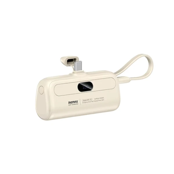 Power bank remax rpp-76 fast charging type-c  5000mah white