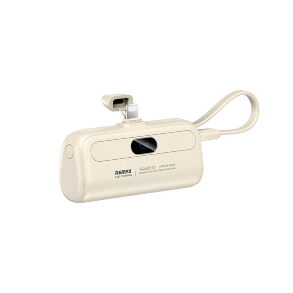 Power bank remax rpp-77 fast charging lightning 5000mah white
