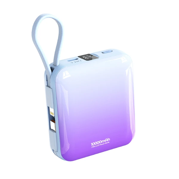 Power bank moxom mx-pb155 fast 10000mah scp 22.5w qc18w+ pd20w 3a ljubicasti