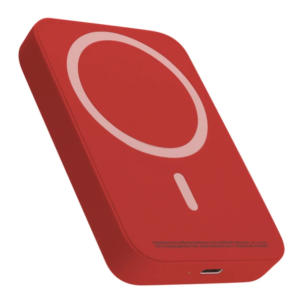 Power bank magsafe 15w 5000 mah crveni