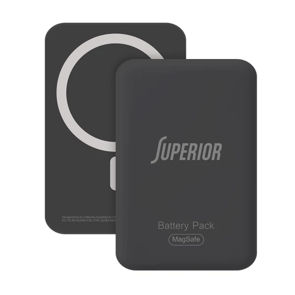 Power bank magsafe superior 15w 5000 mah crni