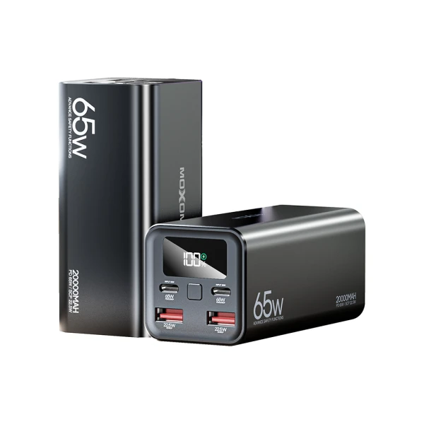 Power bank moxom mx-pb72 pd65w+ qc22.5w 65w 20000mah crni
