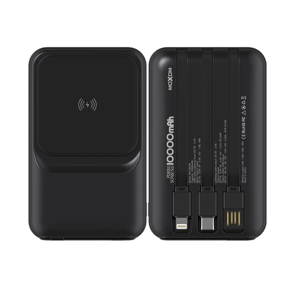 Power bank moxom pb106 wl magnet + kabl scp22.5w + pd20w super fast 10000mah
