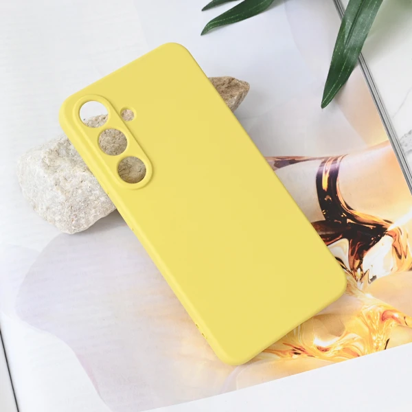 Torbica Teracell Soft Velvet za Samsung S931B Galaxy S25 zuta