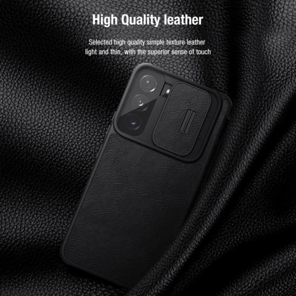Torbica Nillkin Qin Pro za Samsung S906B Galaxy S22 Plus 5G braon