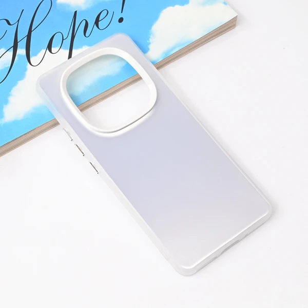 Torbica Clear za Xiaomi Redmi Note 14 Pro 4G srebrna