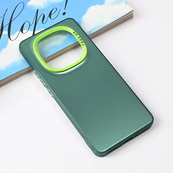 Torbica Clear za Xiaomi Redmi Note 14 Pro Plus zelena