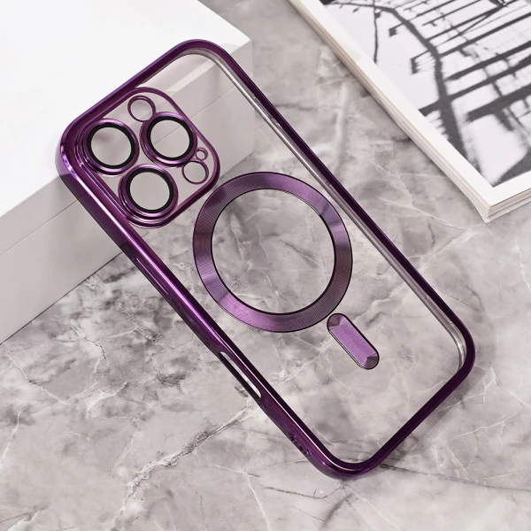 Torbica Magsafe Lux za iPhone 16 Pro 6.3 ljubicasta