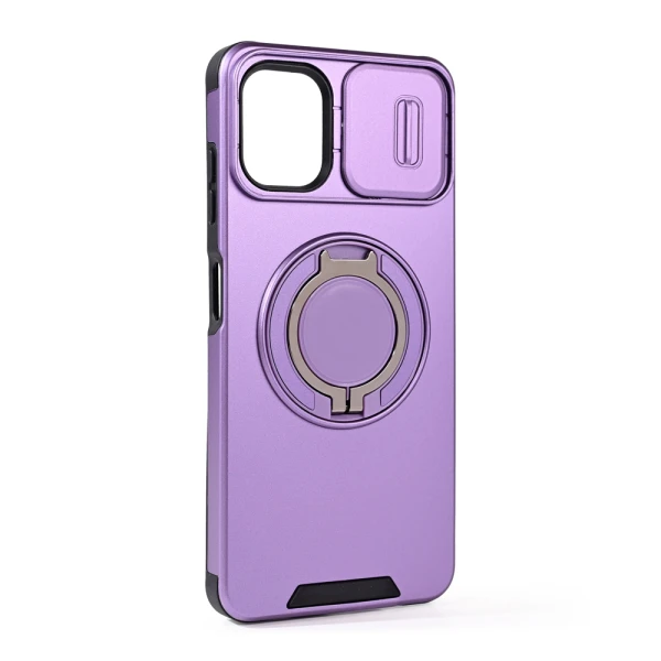 Torbica CamShield Ring stand za Samsung A065F Galaxy A06 ljubicasta