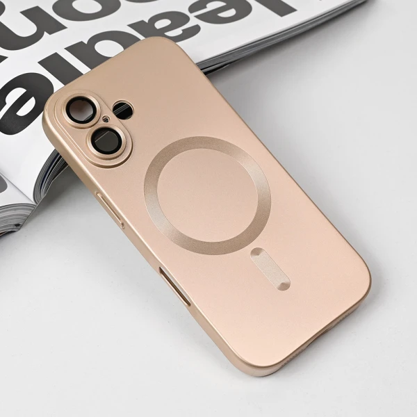 Torbica Magsafe Chrome za iPhone 17 6.3 zlatna