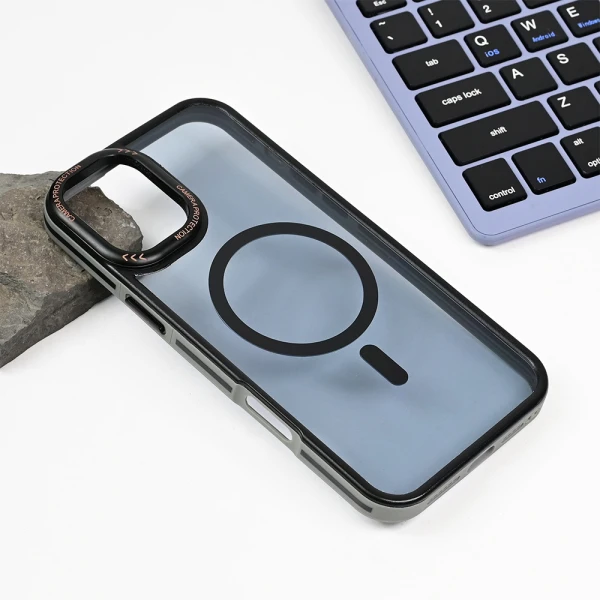 Torbica Magsafe Trendy za iPhone 16 Plus 6.7 crna