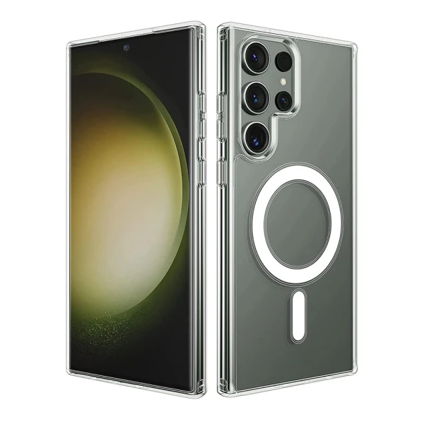 Torbica Magsafe za Samsung S918B Galaxy S23 Ultra transparent
