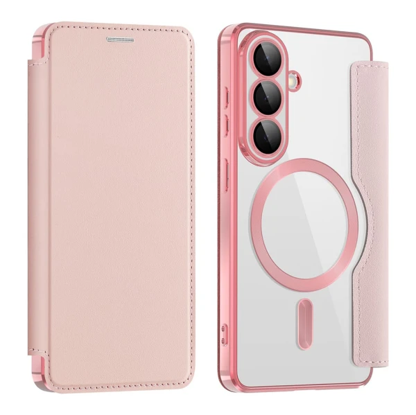 Torbica Magsafe Lux Bi Fold za Samsung S941B Galaxy S26 roze