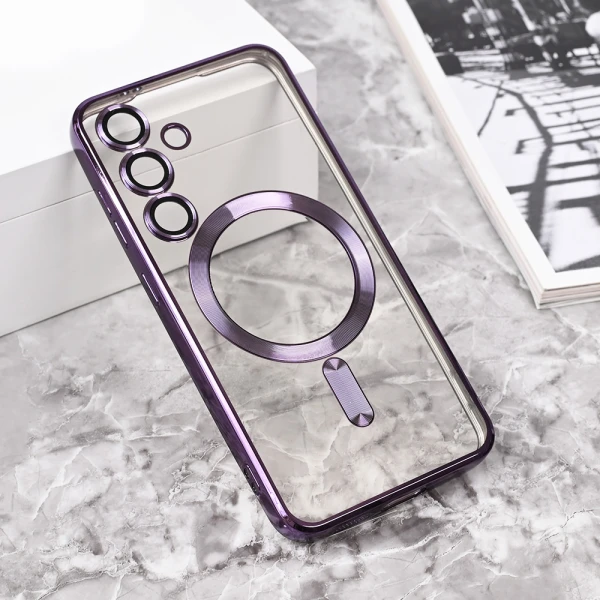 Torbica Magsafe Lux za Samsung S921B Galaxy S24 ljubicasta