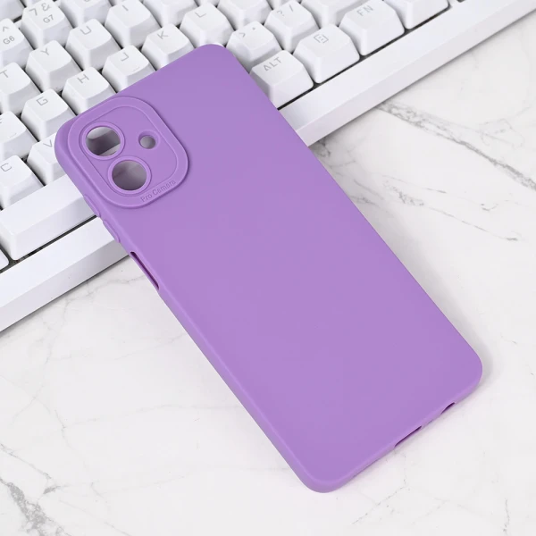 Torbica Silikon Pro Camera za Samsung A075F Galaxy A07 4G ljubicasta