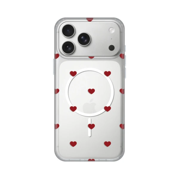 Torbica Print Magsafe za iPhone 17 Pro Max 6.9 Red Hearts