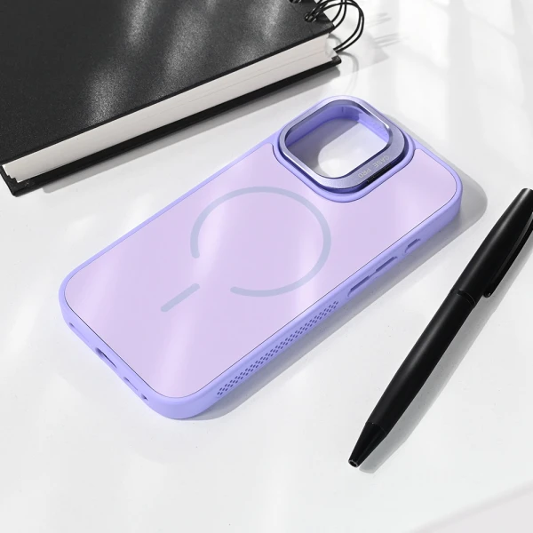 Torbica Magsafe Matte Shield za iPhone 17 6.3 ljubicasta